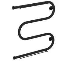 Полотенцесушитель водяной 600х600 темный титан муар Сунержа М-образный 2 полки 15-0008-6060