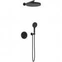Душевой комплект AltroBagno Bilancia AltroBagnoBilancia040416MB 320 мм, с термостатом, черный матовый Душевой комплект AltroBagno Bilancia AltroBagnoBilancia040416MB 320 мм, с термостатом, черный матовый