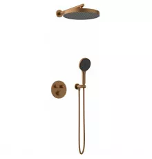 Душевой комплект AltroBagno Bilancia AltroBagnoBilancia040417BC 320 мм, с термостатом, медь матовая