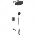 Душевой комплект AltroBagno Bilancia AltroBagnoBilancia040502GM 320 мм, со смесителем, оружейная сталь Душевой комплект AltroBagno Bilancia AltroBagnoBilancia040502GM 320 мм, со смесителем, оружейная сталь