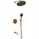 Душевой комплект AltroBagno Bilancia AltroBagnoBilancia040505BC 320 мм, со смесителем, медь матовая Душевой комплект AltroBagno Bilancia AltroBagnoBilancia040505BC 320 мм, со смесителем, медь матовая