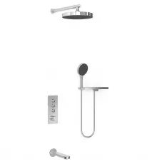 Душевой комплект Vincea Inspire VSFW-433TI5RCH 300 мм, с термостатом, хром