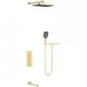 Душевой комплект Vincea VSFW-431T1RBG 315x210 мм, с термостатом, золотой матовый