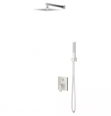 Душевой комплект Vincea Dice VSFW-2DS1BN 245 мм, со смесителем, сатин