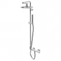 Душевая колонная со смесителем, верхним и ручным душем хром, ручка хром Cezares Eco ECO-CD-01-Cr