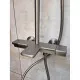 Душевая система AltroBagno Lamberto AltroBagnoLamberto030426GrMt 290x190 мм, с термостатом, оружейная сталь