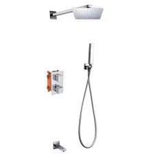 Душевой комплект 405 мм AltroBagno Cascata AltroBagnoCascata040103Cr