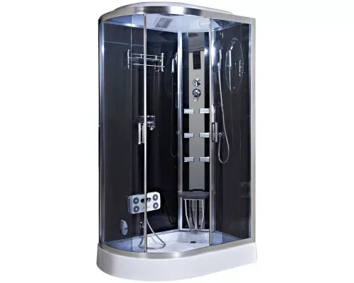 Заказать Душевая кабина 127х80х220 см Niagara NG-904-01R тонированное в магазине сантехники Santeh-Crystal.ru