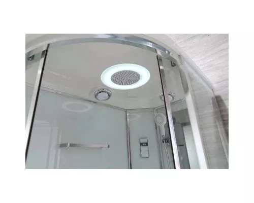 Заказать Душевая кабина 120х80х220 см Black & White Galaxy 550712R прозрачное в магазине сантехники Santeh-Crystal.ru