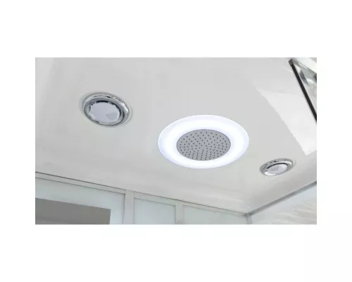 Заказать Душевая кабина 120х90х220 см Black & White Galaxy 5509120 прозрачное в магазине сантехники Santeh-Crystal.ru