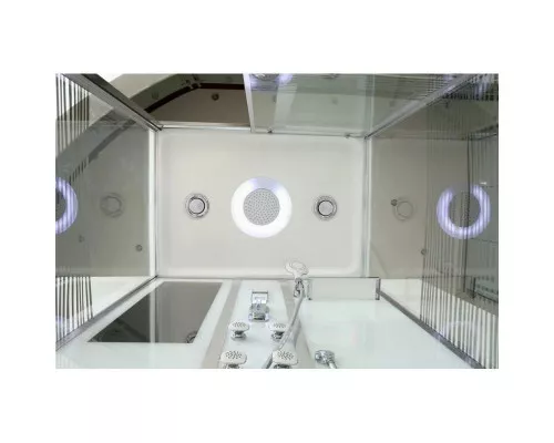 Заказать Душевая кабина 120х90х220 см Black & White Galaxy 5509120 прозрачное в магазине сантехники Santeh-Crystal.ru