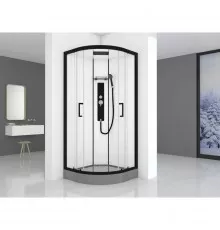 Душевая кабина 90х90х215 см Black & White Galaxy 800190 прозрачное