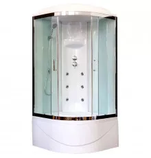 Душевая кабина 100х100х217 см Royal Bath RB100BK3-WT-CH прозрачное