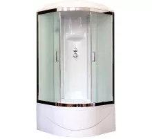 Душевая кабина 100х100х217 см Royal Bath RB100BK6-WC-CH матовое