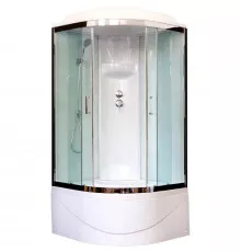 Душевая кабина 100х100х217 см Royal Bath RB100BK6-WT-CH прозрачное