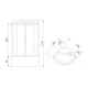 Заказать Душевая кабина 100х100х217 см Royal Bath RB100NRW-C-CH матовое в магазине сантехники Santeh-Crystal.ru