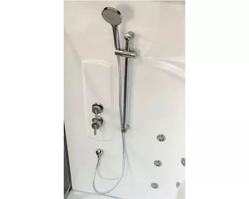 Приобрести Душевая кабина 140х95х225 см Royal Bath RB140ALP-C-CH-L матовое в магазине сантехники Santeh-Crystal.ru