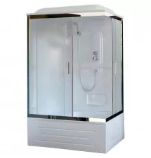 Душевая кабина 100х80х217 см Royal Bath RB8100BP1-M-CH-L матовое