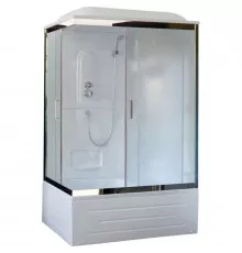Душевая кабина 100х80х217 см Royal Bath RB8100BP1-M-CH-R матовое