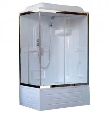Душевая кабина 100х80х217 см Royal Bath RB8100BP1-T-CH-R прозрачное