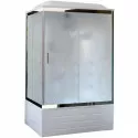 Душевая кабина 100х80х217 см Royal Bath RB8100BP2-M-CH-R матовое