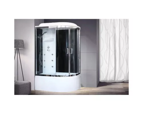 Купить Душевая кабина 120х80х217 см Royal Bath RB8120BK3-BT-CH-L прозрачное в магазине сантехники Santeh-Crystal.ru