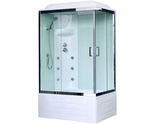 Заказать Душевая кабина 120х80х217 см Royal Bath RB8120BP3-WT-CH-L прозрачное в магазине сантехники Santeh-Crystal.ru