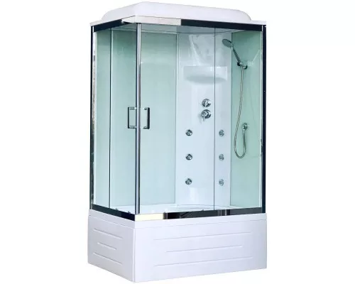 Заказать Душевая кабина 120х80х217 см Royal Bath RB8120BP3-WT-CH-R прозрачное в магазине сантехники Santeh-Crystal.ru
