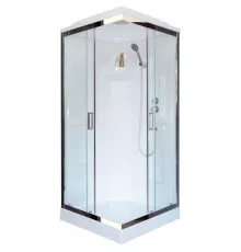 Душевая кабина 90х90х217 см Royal Bath RB90HP1-T-CH прозрачное