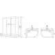 Заказать Душевая кабина 120x85x220 см Timo Standart T-1102 L тонированное в магазине сантехники Santeh-Crystal.ru