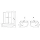 Заказать Душевая кабина 120x85x220 см Timo Lux T-7720 P R прозрачное в магазине сантехники Santeh-Crystal.ru