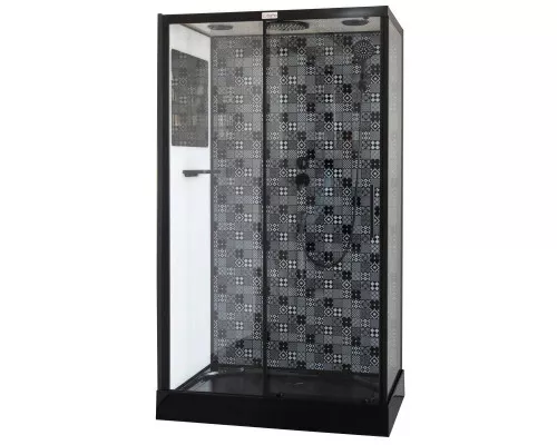 Приобрести Душевая кабина 120x80x210 см Esbano Elegancia ESB-1280 CKR прозрачное в магазине сантехники Santeh-Crystal.ru