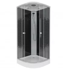 Душевая кабина 100х100х215 см Niagara NG-4502-08BLACK интимато