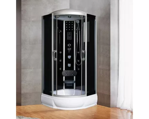 Купить Душевая кабина 100х100х217 River TEMZA 100/24 TH в магазине сантехники Santeh-Crystal.ru