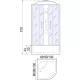 Заказать Душевая кабина 90х90х210 River DESNA 90/44 МТ в магазине сантехники Santeh-Crystal.ru