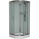 Заказать Душевая кабина 110x110x220 см Frank F410 М Brilliant 20082 текстурное стекло в магазине сантехники Santeh-Crystal.ru