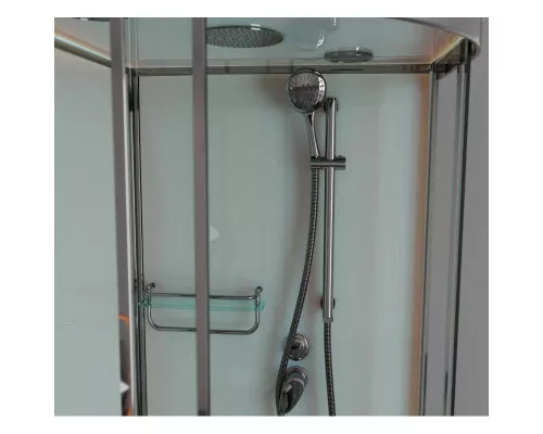 Заказать Душевая кабина 110x110x220 см Frank F410 М Brilliant 20082 текстурное стекло в магазине сантехники Santeh-Crystal.ru