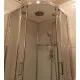 Заказать Душевая кабина 110x110x220 см Frank F410 М Brilliant 20082 текстурное стекло в магазине сантехники Santeh-Crystal.ru