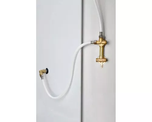 Заказать Душевая кабина 110x110x220 см Frank F410 М Brilliant 20082 текстурное стекло в магазине сантехники Santeh-Crystal.ru
