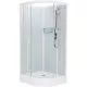 Заказать Душевая кабина 100x100x215 см Frank F400 White 4000404 прозрачное в магазине сантехники Santeh-Crystal.ru