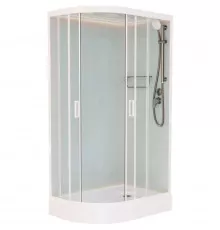 Душевая кабина 110x80x220 см Frank F411R White 411114 прозрачное
