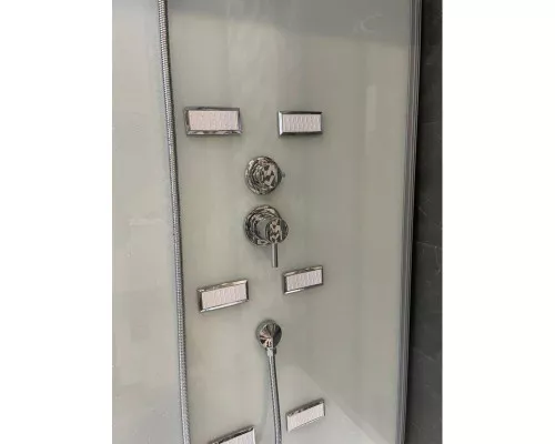 Приобрести Душевая кабина 170x85x215 см Frank F557-1 2015241 прозрачное в магазине сантехники Santeh-Crystal.ru