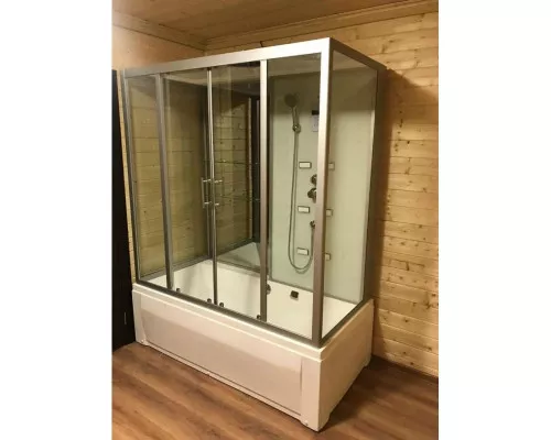 Приобрести Душевая кабина 170x85x215 см Frank F557-1 2015241 прозрачное в магазине сантехники Santeh-Crystal.ru