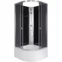 Душевая кабина 90х90х195 см Niagara E90/40/TN/BK тонированное