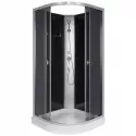 Душевая кабина 90х90х200 см Niagara E90/13/TN/BK тонированное