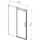 Душевая дверь Vincea Como-N VDS-4CN120CLB 120 см, профиль черный матовый, стекло прозрачное
