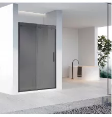 Душевая дверь Vincea Como-N VDS-4CN130CGB 130 см, профиль черный матовый, стекло тонированное
