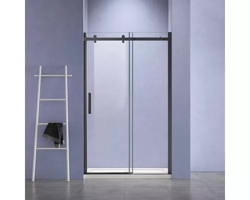 Душевая дверь Vincea Como-N VDS-4CN120CLB 120 см, профиль черный матовый, стекло прозрачное