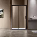 Душевая дверь Vincea Garda VDS-1G105CLB 105 см, профиль черный матовый, стекло прозрачное