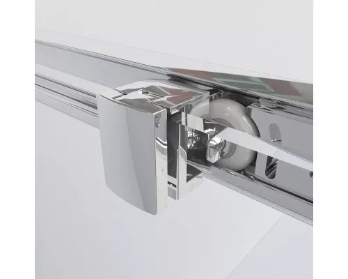 Душевая дверь Vincea Garda VDS-1G125CLB 125 см, профиль черный матовый, стекло прозрачное